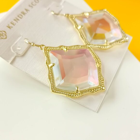 Kirsten Gold Dichroic Glass Drop Earrings by Kendra Scott - Picture 2 of 3